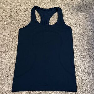 Lululemon Athletica Swiftly Tech Racerback Tank Top Navy Size 2